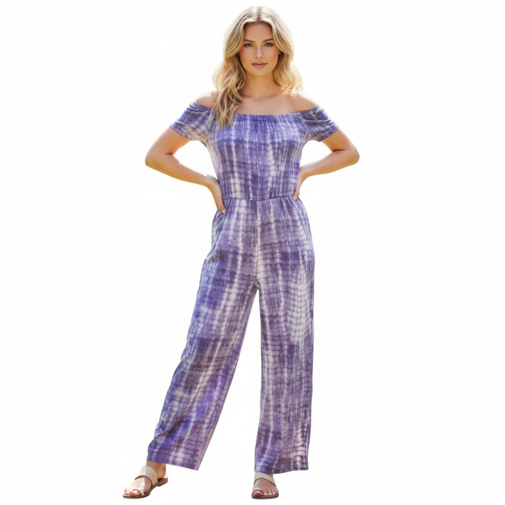 Love, fire XL Jr floral jumpsuit off shoulder SKUW285